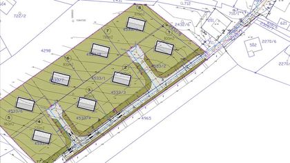 Projekt 8 stavebních pozemků – Kunčina